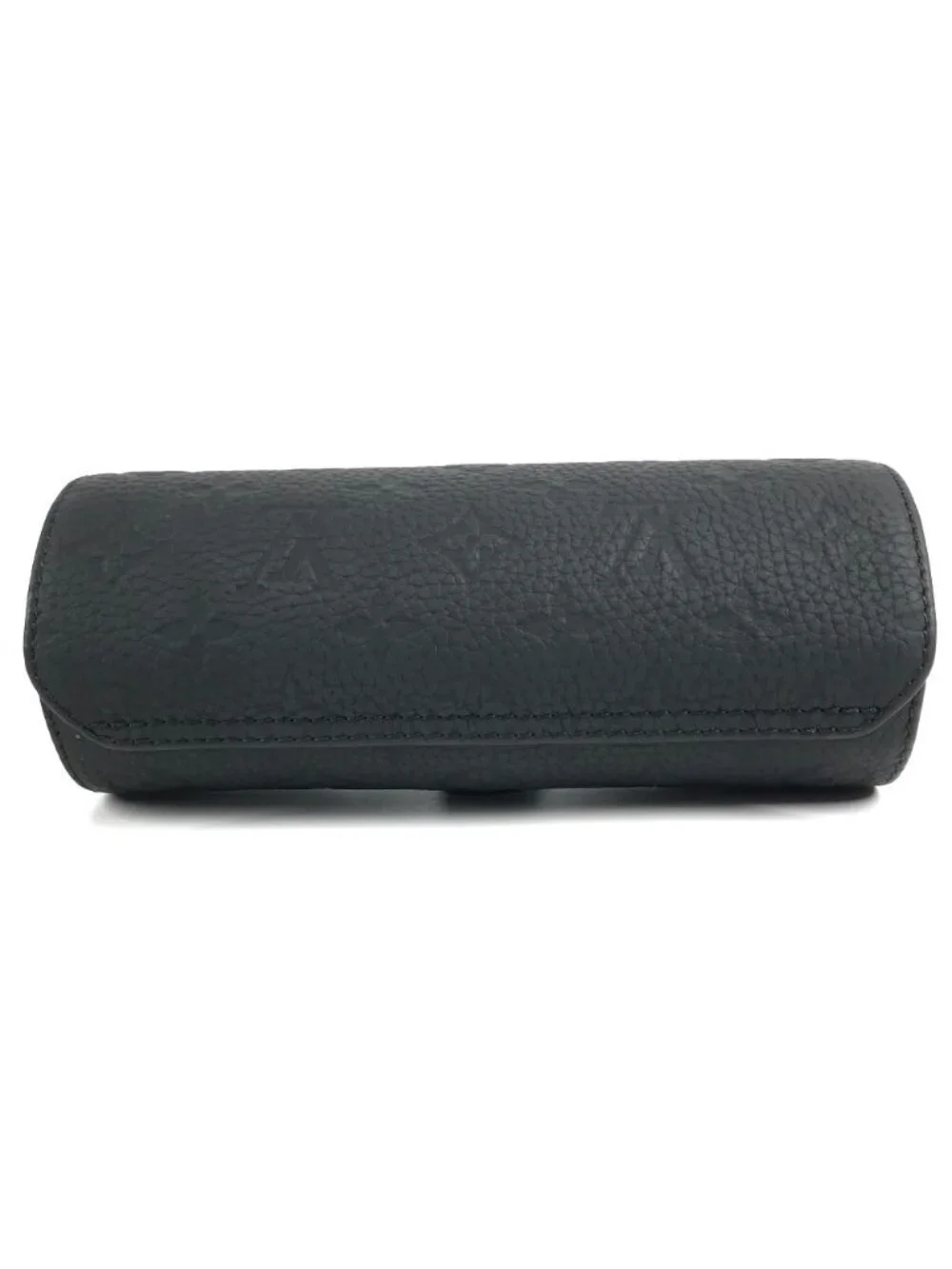 Louis Vuitton Pouch Etui 3 Montre Taurillon Leather Black